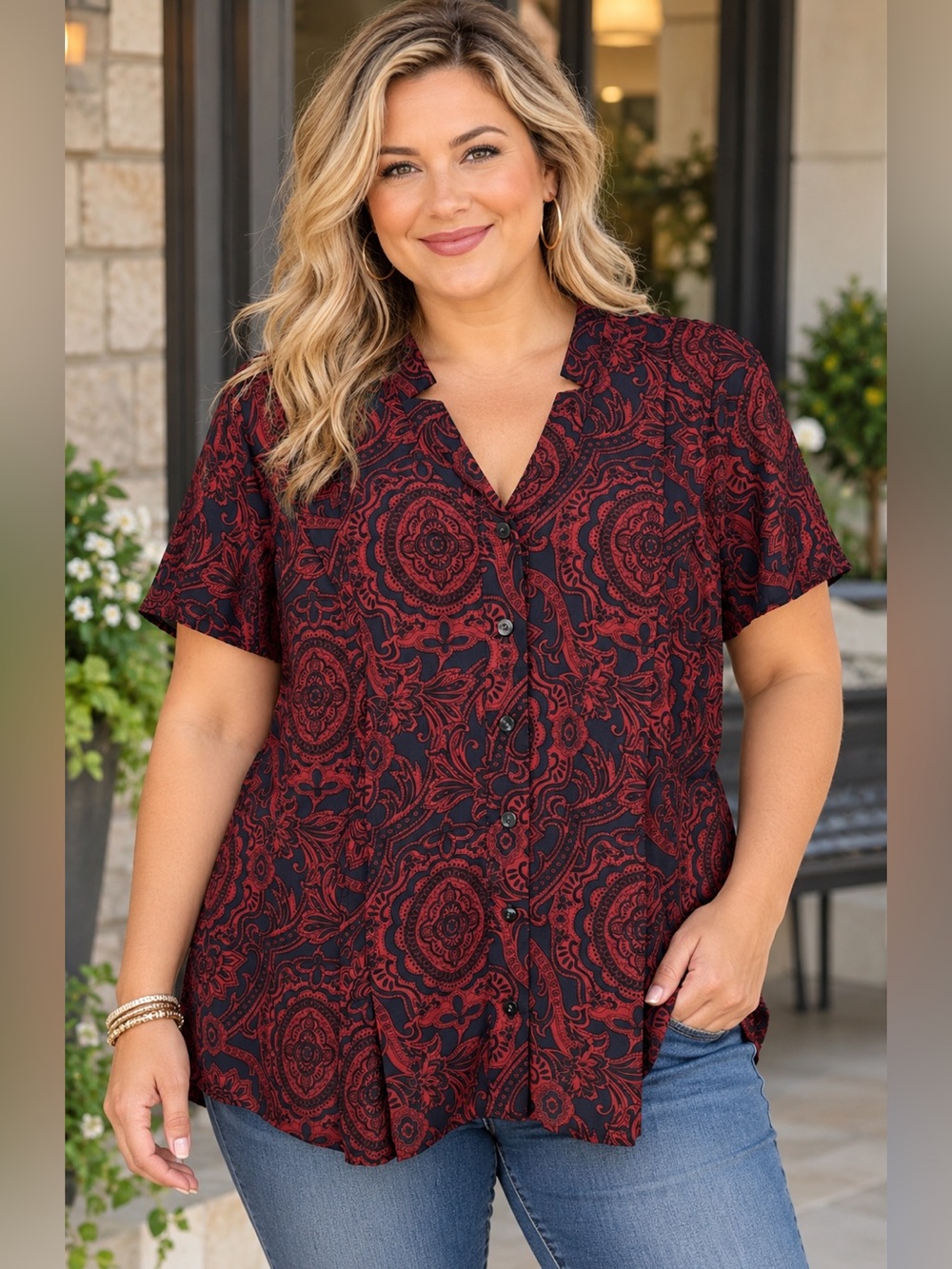 212 Collection blouse size XL